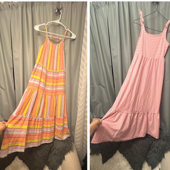 2 Cat & Jack Maxi dress multi color NWT MWOT L 14 - Picture 1 of 5